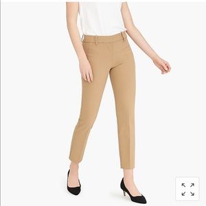 Jcrew Factory Slim cropped Ruby pant stretch twill